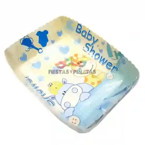 Bandeja Tematica Baby Shower Niño X12und