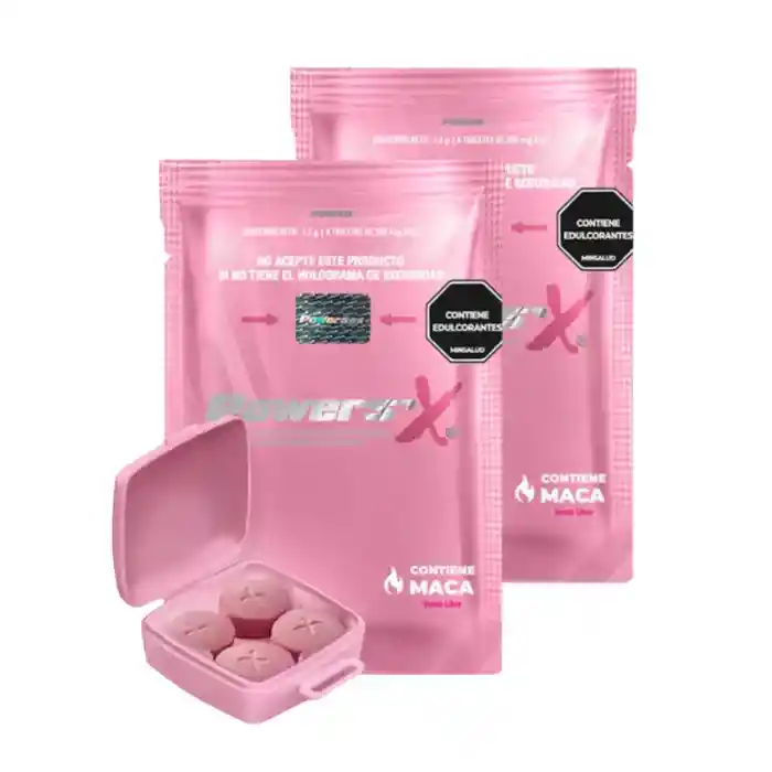 *2 Power Sex Woman X1 Sachet X 4 Pastilla