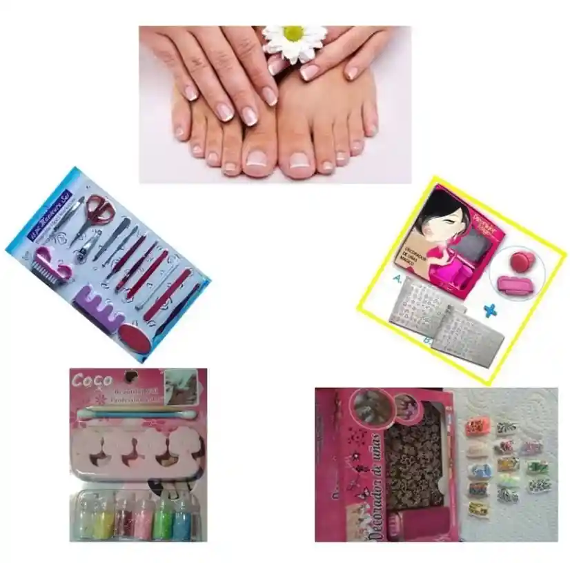 Kit Arreglo Uñas Manicure Y Pedicure
