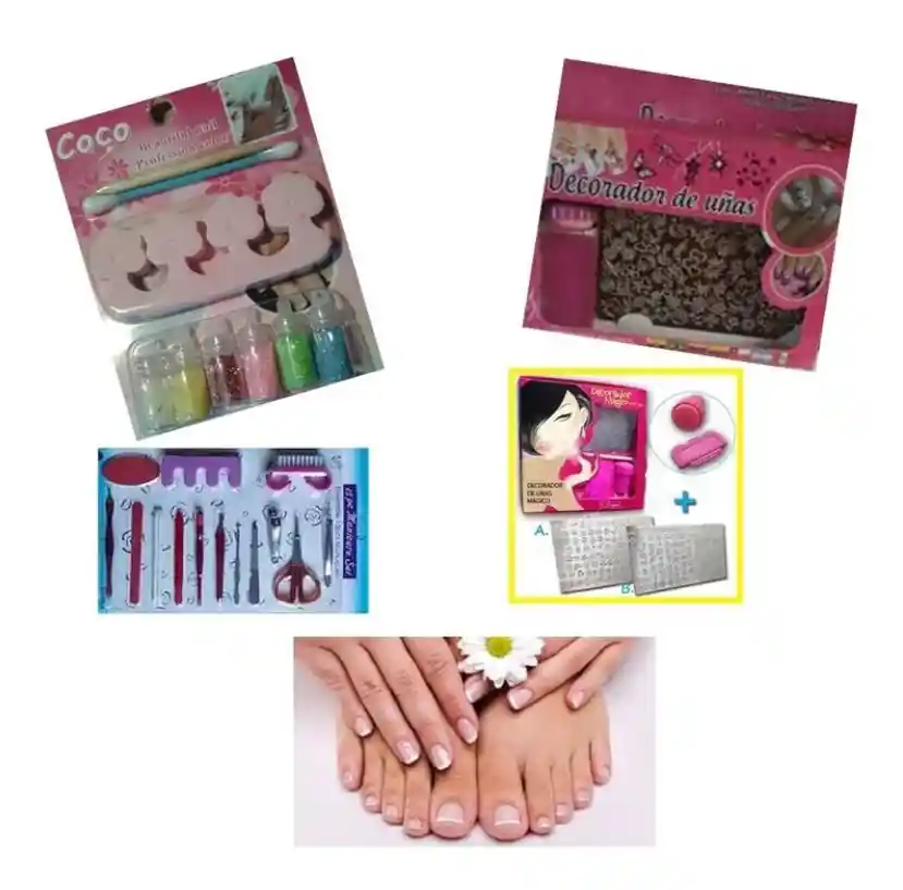 Kit Arreglo Uñas Manicure Y Pedicure