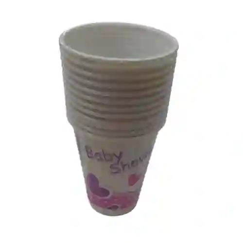 Vaso Tematica Baby Shower Niña X12und