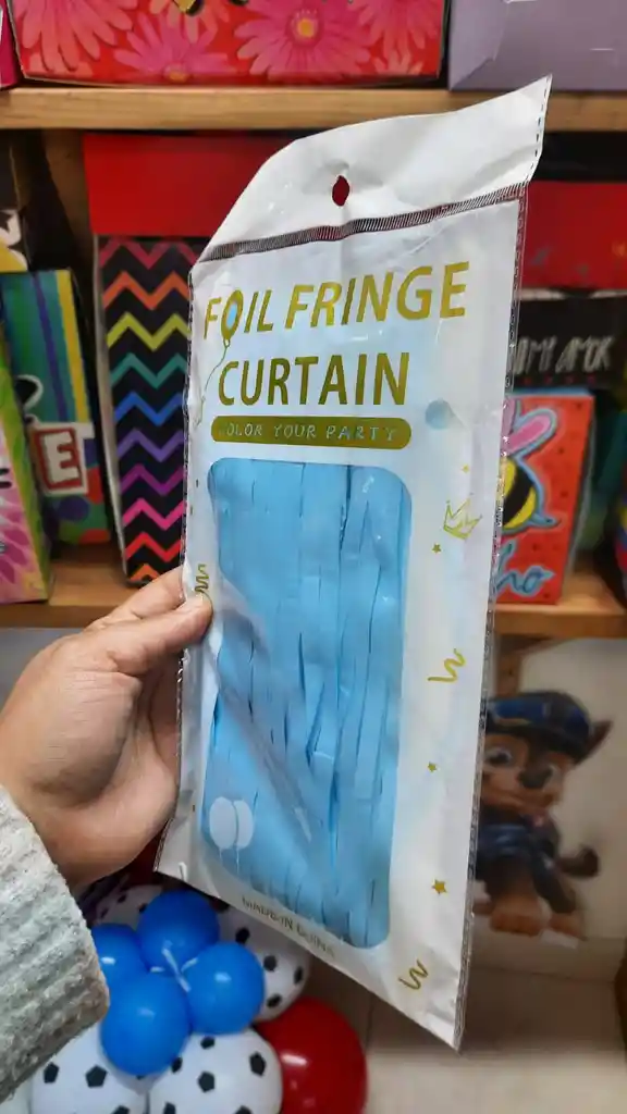 Cortina Azul Para Baby Shower De Niño O Cumpleaños