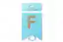 Feston Banderín "feliz Cumpleaños" Azul Con Letras Doradas – Decoración De Fiesta