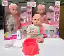 Bebe Con Sonidos Toma Tetero Hace Pipi Juguete