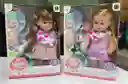 Muñeca Con Sonidos Toma Tetero Hace Pipi Juguete