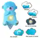 Peluche Que Respira Nutria Con Sonido Y Movimiento Azul
