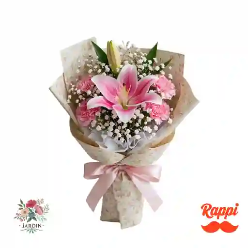 Mini Jardín Rosa