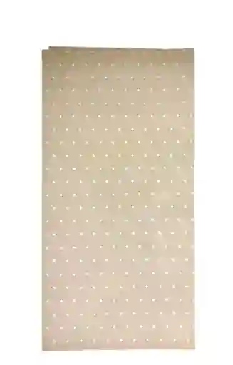 Papel Coreano X 2 Pliegos 56 X 58cm Doble Caqui Puntos Blancos