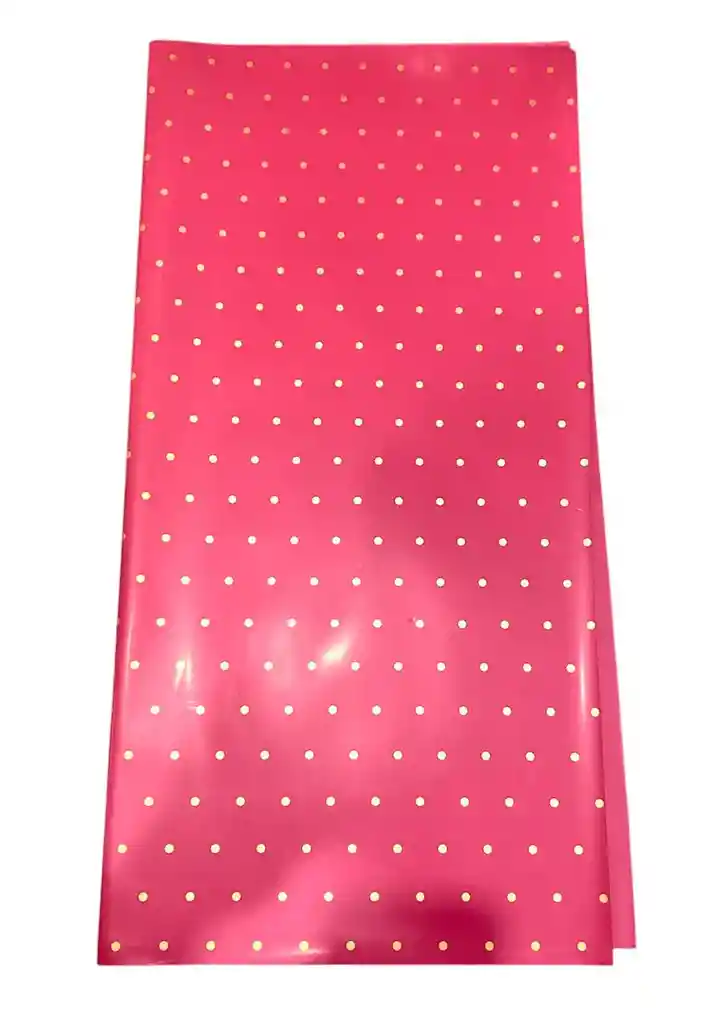 Papel Coreano X 2 Pliegos 56 X 58cm Rojo Puntos Dorados