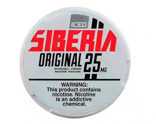Pouches De Nicotina Siberia 25 Mg