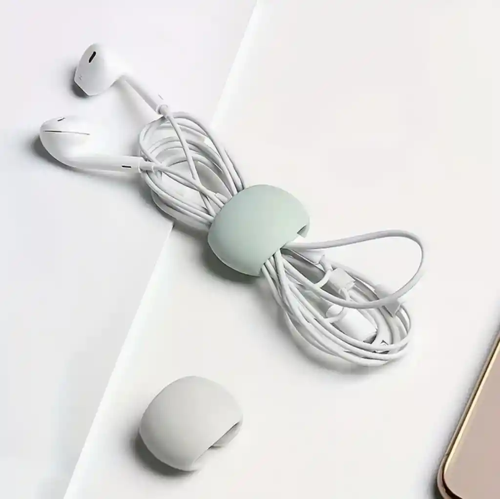 Organizadores De Cables Silicona