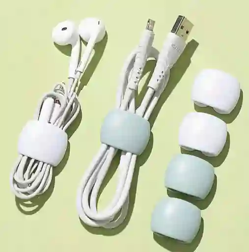 Organizadores De Cables Silicona