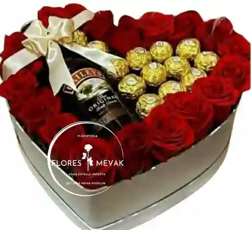 Flores Rosas Baileys