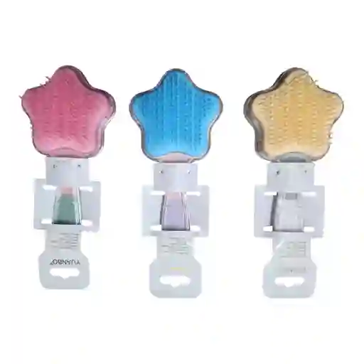 Cepillo Para Cabello Diseño Estrella Colores Surtidos