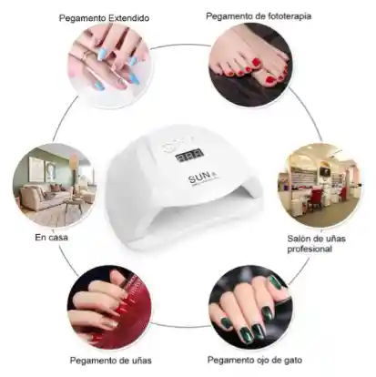 Lámpara Secador De Uñas Uv / Led 72w