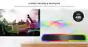 Barra De Sonido Bluetooth Con 10 Modos Rgb, Entrada 3.5 Mm, Usb, Compatible Con Pc, Notebook, Tv Y Celular | Potencia 4w Rms