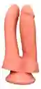 Dildo Double Blacke Para Doble Penetración Piel