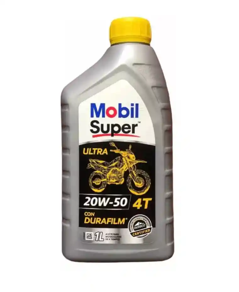 Aceite Mobil Super 4t Ultra 20w-50 Con Durafilm