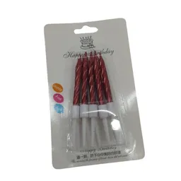 Vela Esplendor Roja Pequeña X10und