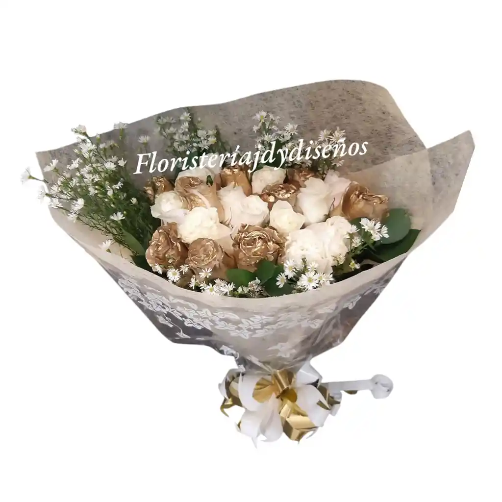 Rosas Tiernas Doradas