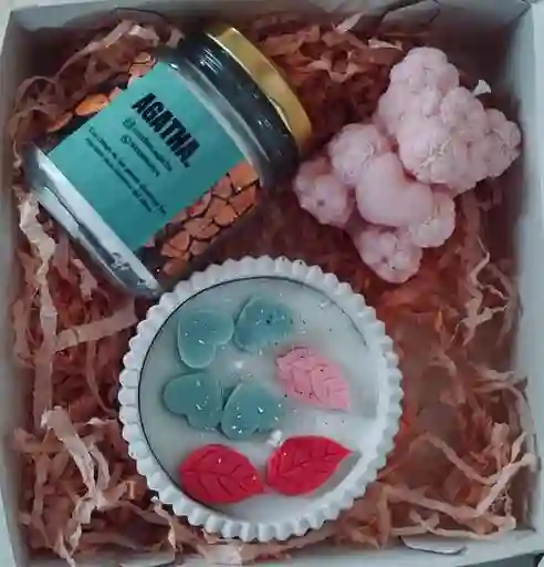 Caja Regalo De Velas Con Aroma