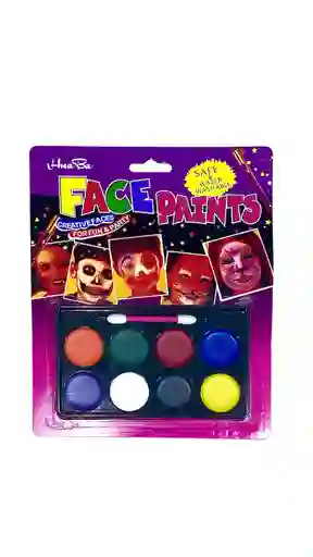Pintucarita Maquillaje Artístico X 8 Unidades Colores