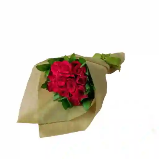Rosas Rojas Bouquet Con Amor