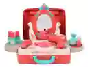 Maleta Juego Maquillaje Niñas, Espejo Accesorios Tocador Juguete