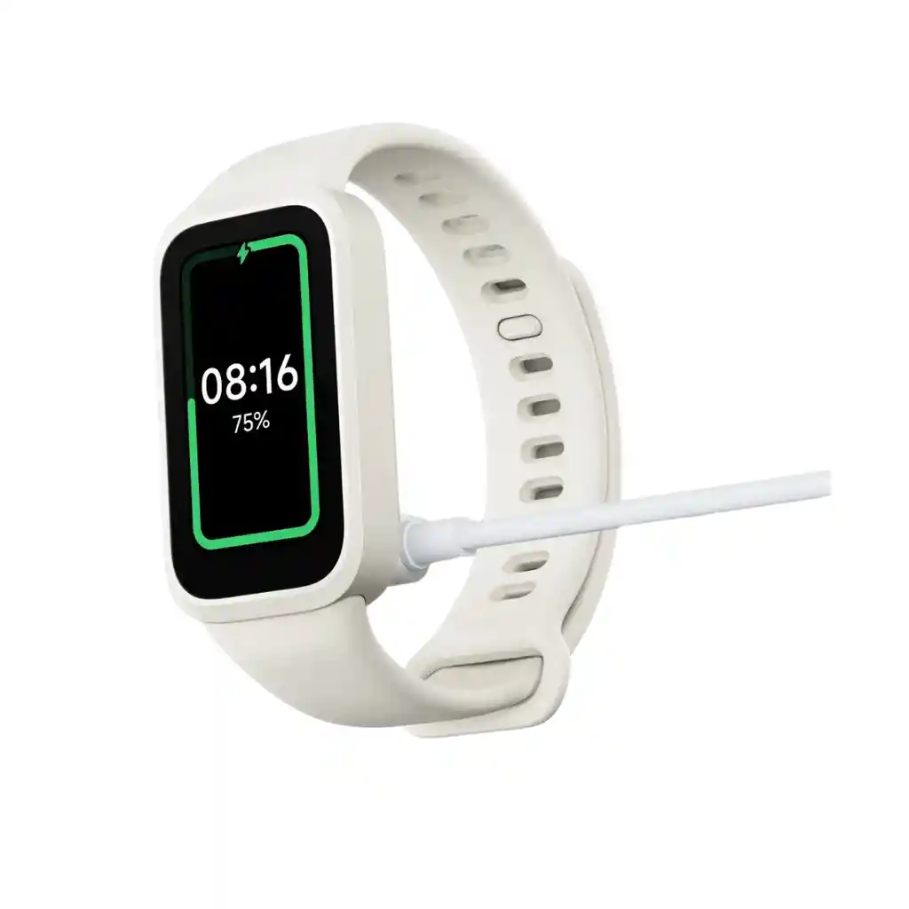 Smart Band Xiaomi 9 Active Pantalla Amoled 1.47 Pulgadas Blanco Beige