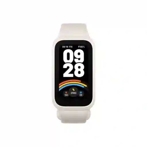 Smart Band Xiaomi 9 Active Pantalla Amoled 1.47 Pulgadas Blanco Beige