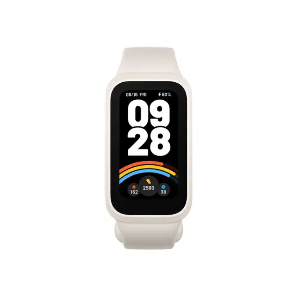 Smart Band Xiaomi 9 Active Pantalla Amoled 1.47 Pulgadas Blanco Beige