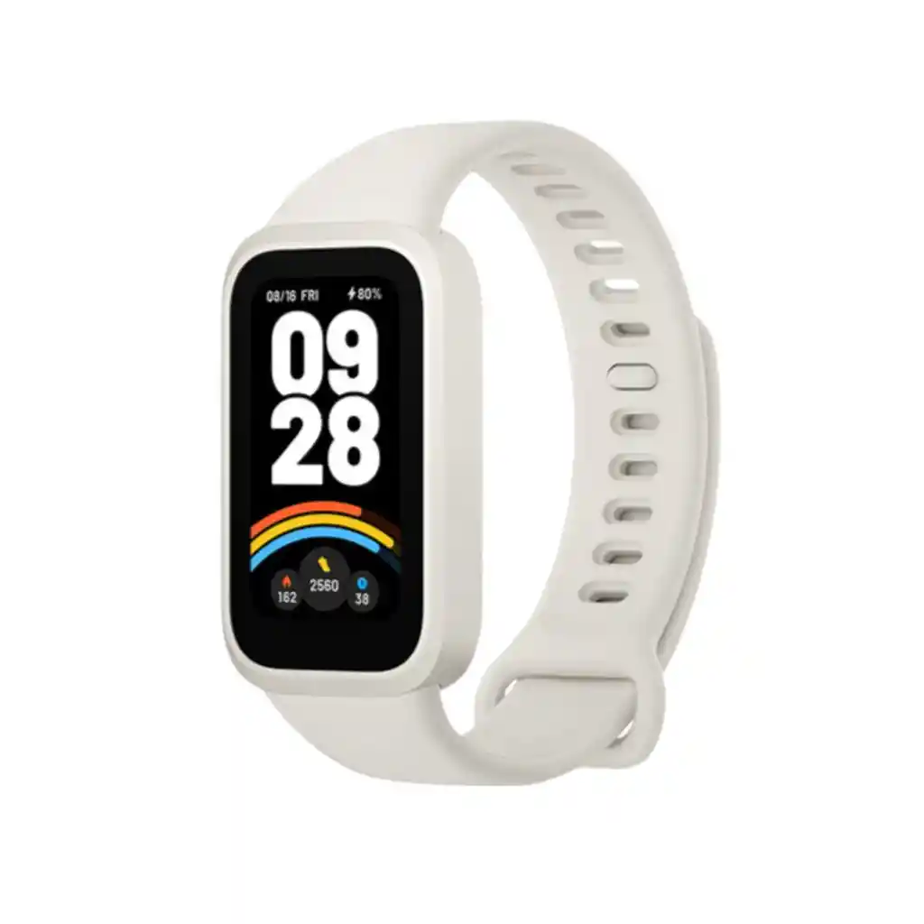 Smart Band Xiaomi 9 Active Pantalla Amoled 1.47 Pulgadas Blanco Beige