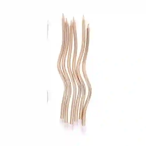 Vela Espiral Champagne X12