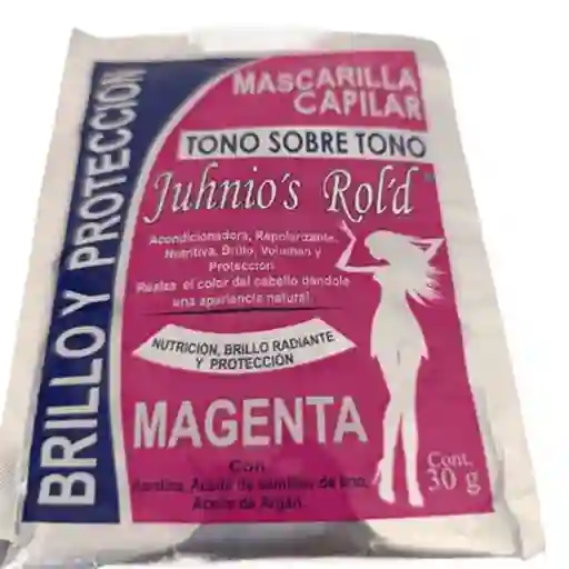 Mascarilla Capilar Tono Sobre Tono Magenta Juhnios Rold X1 Unidad