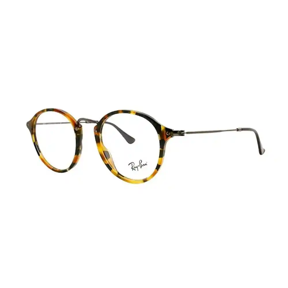 Gafas De Sol Ray Ban Round Vintage Rb2447v 5493 Color Havana Talla 49mm