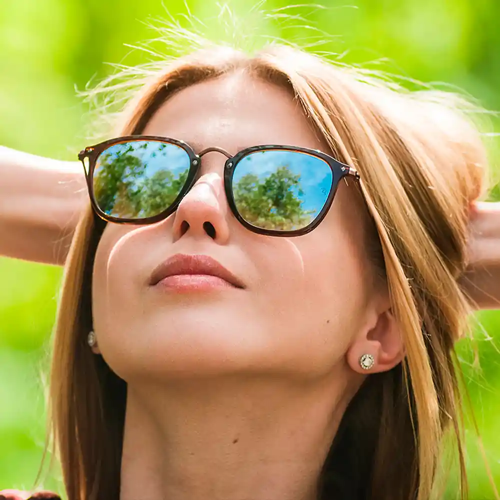 Gafas De Sol Ray Ban Highstreet Flat Rb2448n 6256/9u Color Amarillo Espejado Talla 53mm