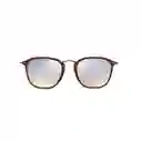 Gafas De Sol Ray Ban Highstreet Flat Rb2448n 6256/9u Color Amarillo Espejado Talla 53mm