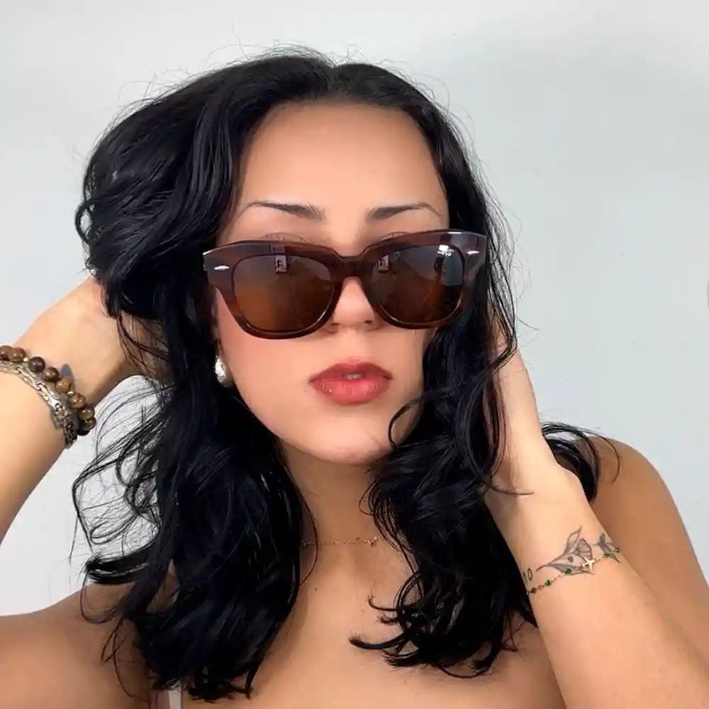 Gafas De Sol Ray Ban State Street Rb2186 954/33 Marrón Habana Talla 49mm