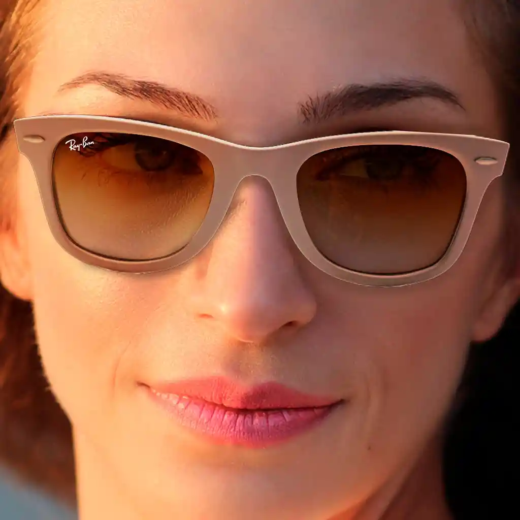 Gafas De Sol Ray Ban Wayfarer Rb2140 886/51 Beige Degrde Talla 50mm