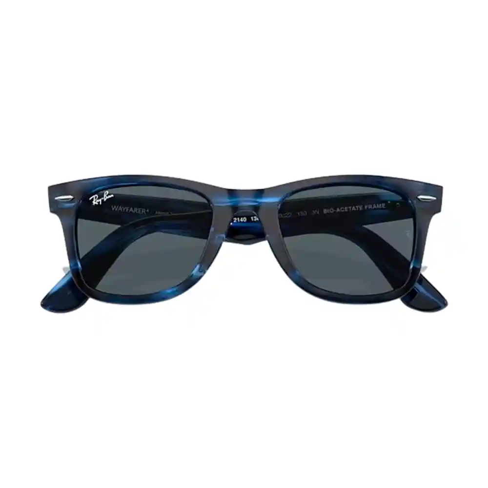 Gafas De Sol Ray Ban Wayfarer Rb2140 1361r5 Color Azul Talla 50mm