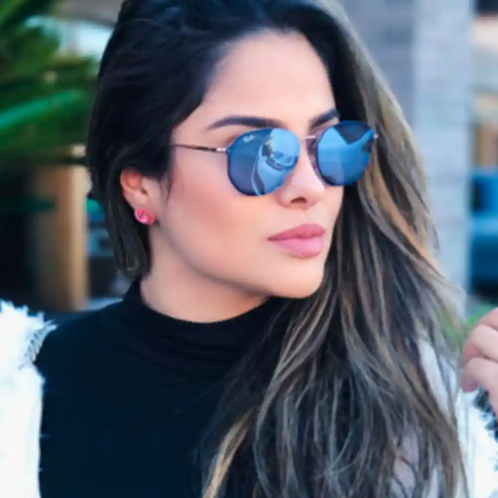 Gafas De Sol Ray Ban Blaze Hexagonal Rb3579n 9035/1u Color Morado Talla 58mm