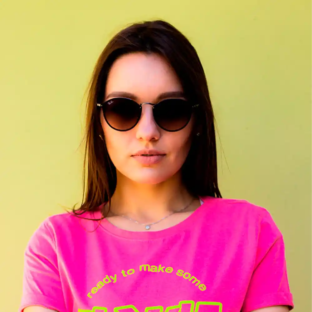 Gafas De Sol Ray Ban Blaze Round Rb3574n 153/11 Color Negro Talla 59mm