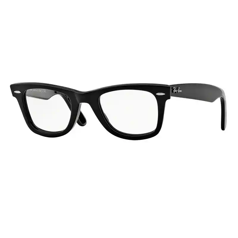Montura De Gafas De Medida Ray Ban Wayfarer Rx5121 2000 Color Negro Talla 50mm