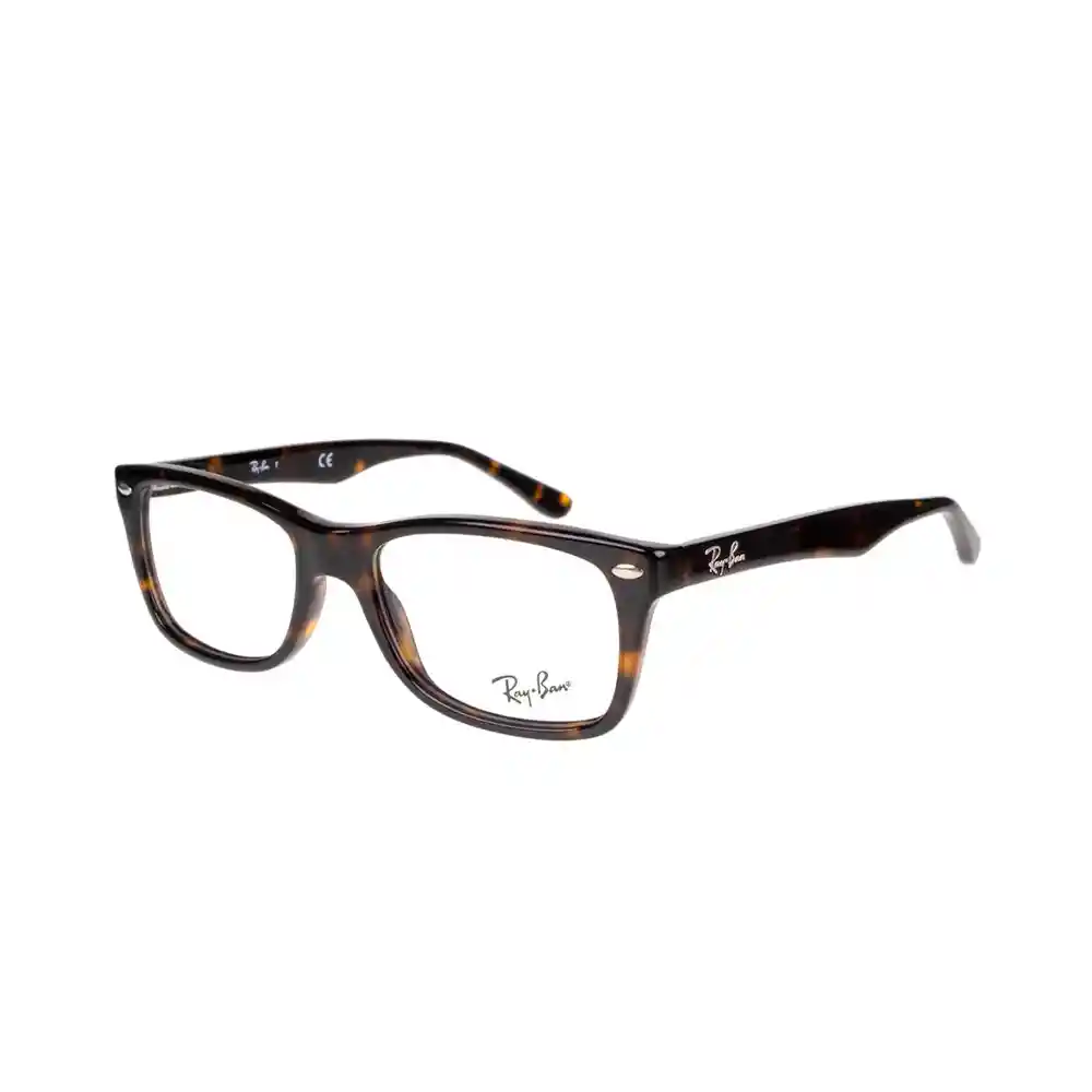 Montura De Gafas Oftalmicos Ray Ban Optics Rx5228 2012 Color Havana Talla 53mm