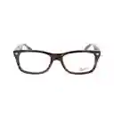 Montura De Gafas Oftalmicos Ray Ban Optics Rx5228 2012 Color Havana Talla 53mm