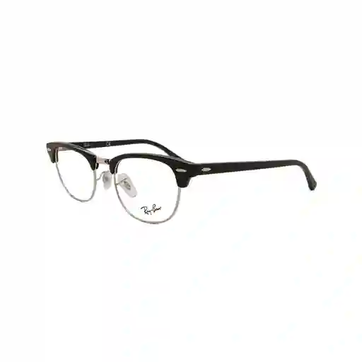 Montura De Gafas Oftalmicos Ray Ban Clubmaster Rx5154 2000 Color Negro Talla 51mm