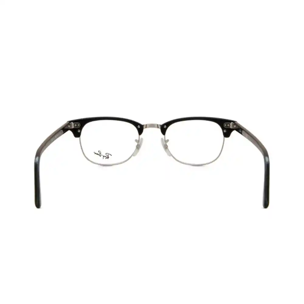 Montura De Gafas Oftalmicos Ray Ban Clubmaster Rx5154 2000 Color Negro Talla 51mm