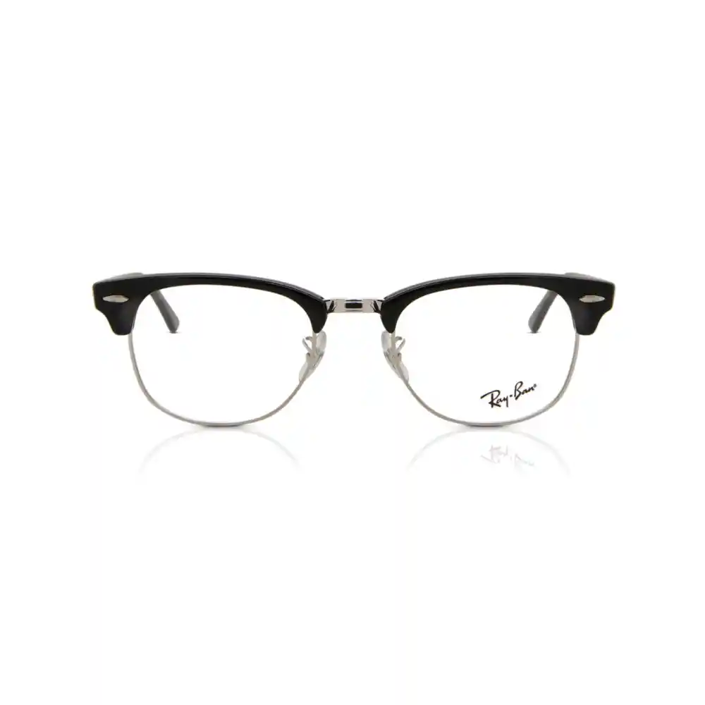 Montura De Gafas Oftalmicos Ray Ban Clubmaster Rx5154 2000 Color Negro Talla 51mm
