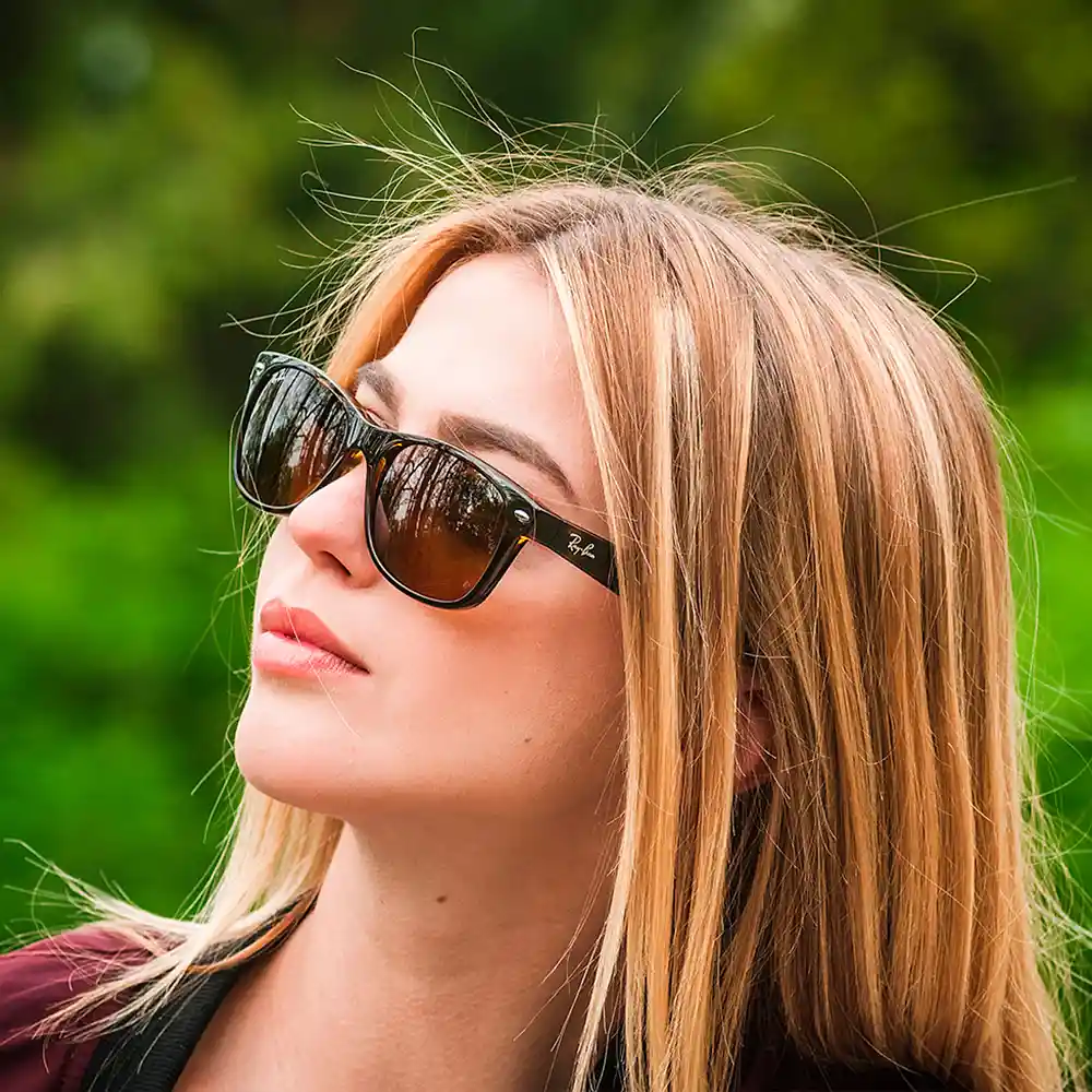 Gafas De Sol Ray Ban New Wayfarer Rb2132 710 Color Habana Marron Talla 55mm
