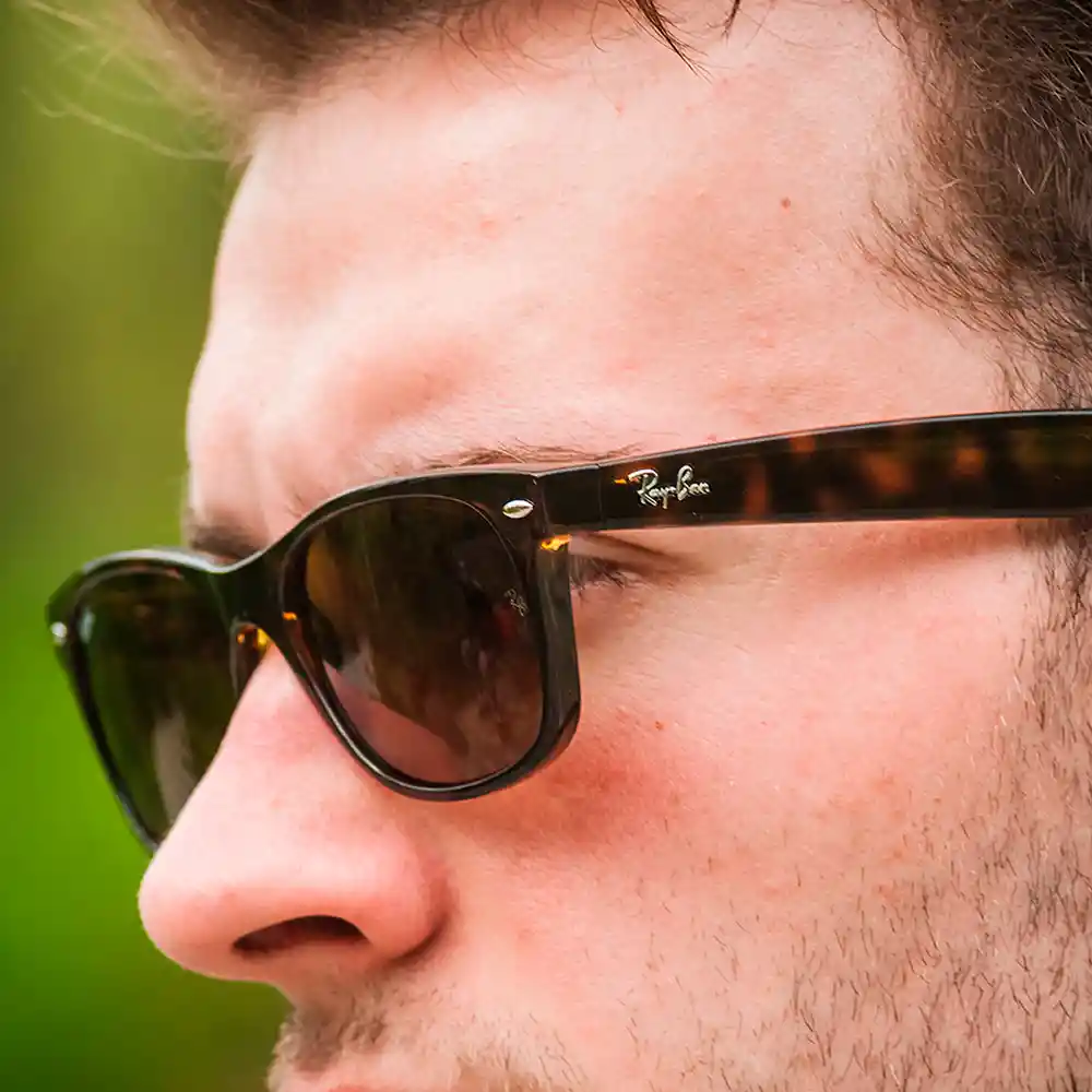 Gafas De Sol Ray Ban New Wayfarer Rb2132 710 Color Habana Marron Talla 55mm